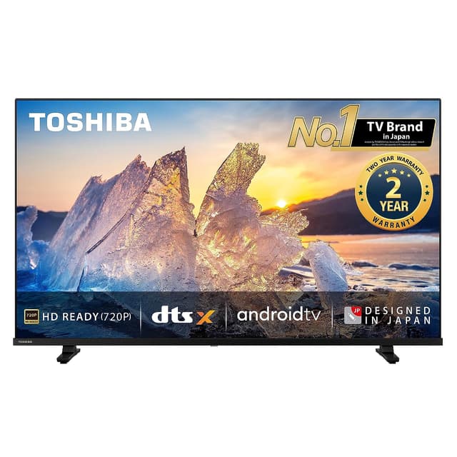  TOSHIBA 80 cm (32 inches) V Series HD Ready Smart Android LED TV 32V35MP (Black)