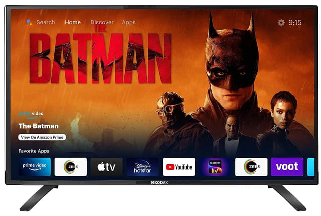  Kodak 80 cm (32 inches) HD Ready Certified Android LED TV 32HDX7XPRO (Black)