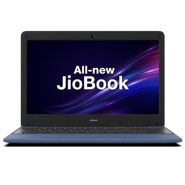  JioBook 11 (2023) NB1112MM(BLU) (Mediatek 8788 Octa-core 2 GHz/ARM Mali G72 MP3 @800 MHz/29.5cms 60 Hz/Thin and Light Laptop/ 4 GB LPDDR4/ 64 GB eMMC/JioOS...