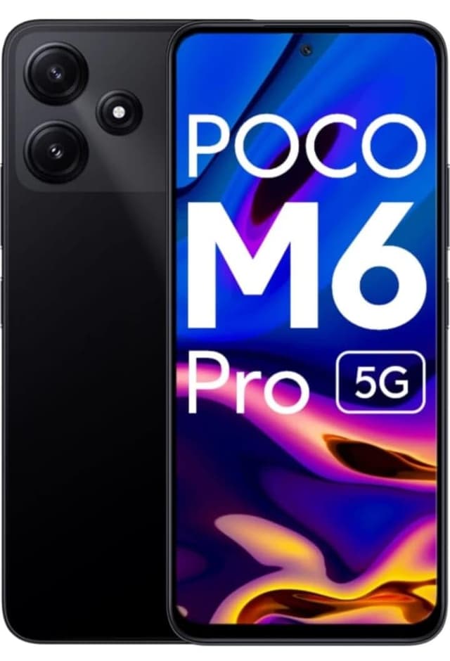 POCO M6 Pro 5G (Power Black, 128 GB) (6 GB RAM)