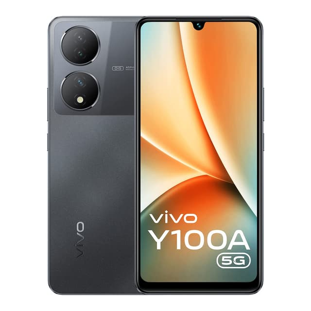 Vivo Y100A 5G (Metal Black, 8GB RAM, 128GB Storage) with No Cost EMI/Additional Exchange Offers