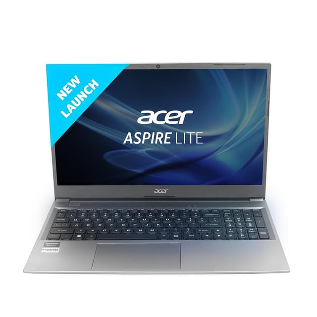 Acer Aspire Lite AMD Ryzen 5 5500U Premium Thin and Light Laptop (16 GB RAM/512 GB SSD/Windows 11 Home) AL15-51, 39.62 cm (15.6") Full HD Display, Metal Body, Steel Gray, 1.59 KG