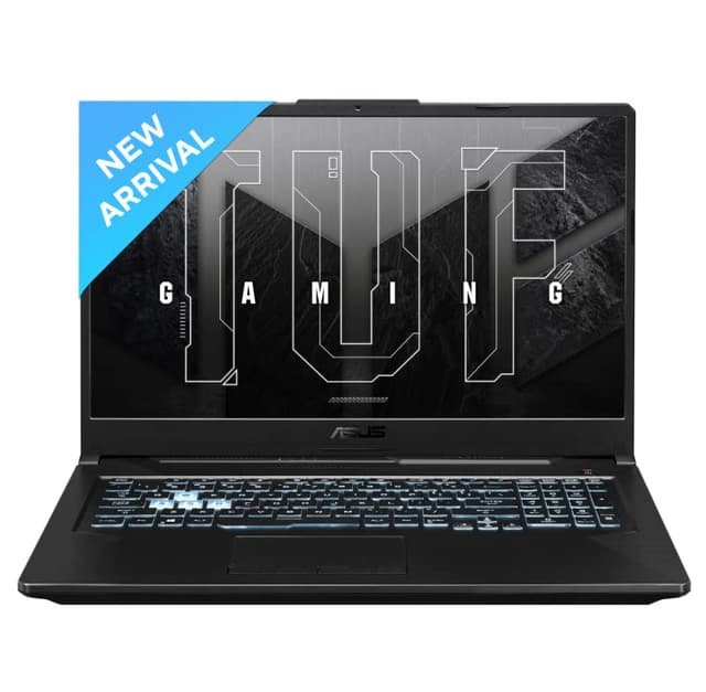ASUS TUF Gaming F17, Intel Core i5-11400H 11th Gen, 17.3-inch (43.94 cm) FHD 144Hz, Gaming Laptop (8GB/512GB SSD/4GB NVIDIA GeForce RTX 2050/Win 11/ RGB Backlit KB/Black/2.60 kg), FX706HF-HX018W