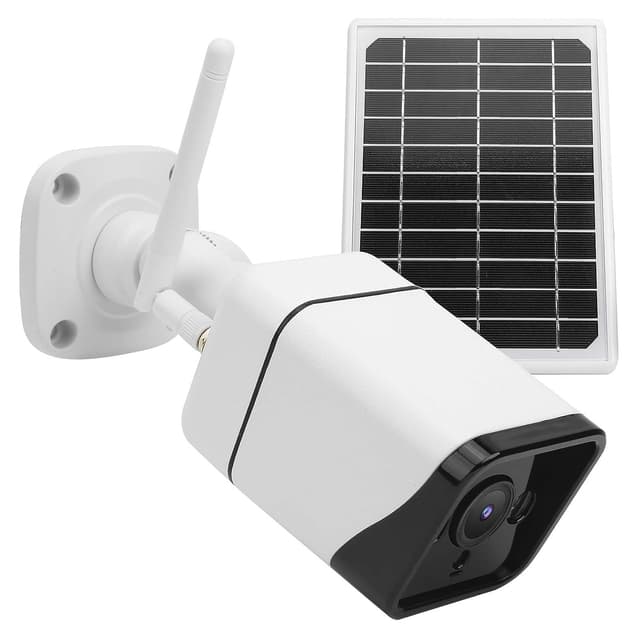 Security Camera, IP67 Waterproof Microwave Induction Night Vision Camera, 1080P HD for Breeding Farm Home Yard Door Fish Pond(4G-APN Version)